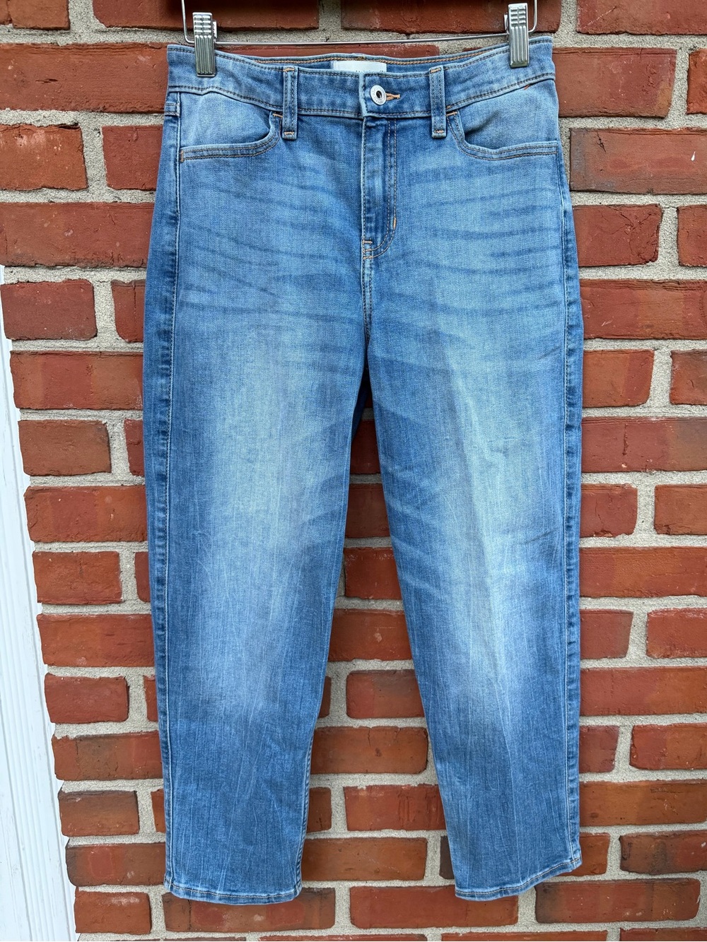 abercrombie kids High Rise Mini Mom Jeans